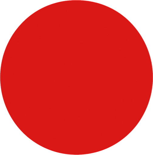 red circle.
In-Game asset.  2d.  High contrast.  No shadows