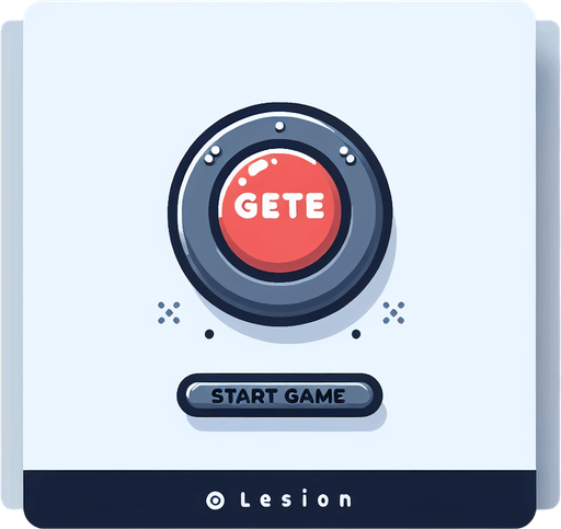 Start game button.
Single Game Texture. In-Game asset. 2d. Blank background. High contrast. No shadows.