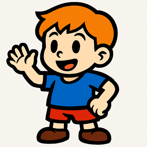 Kid.
In-Game asset.  2d.  High contrast.  No shadows