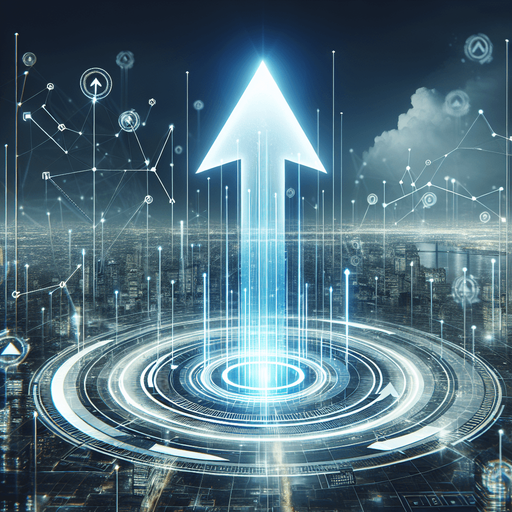 yukarı gösteren yön oku