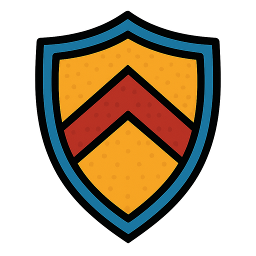 shield.
In-Game asset.  2d.  High contrast.  No shadows