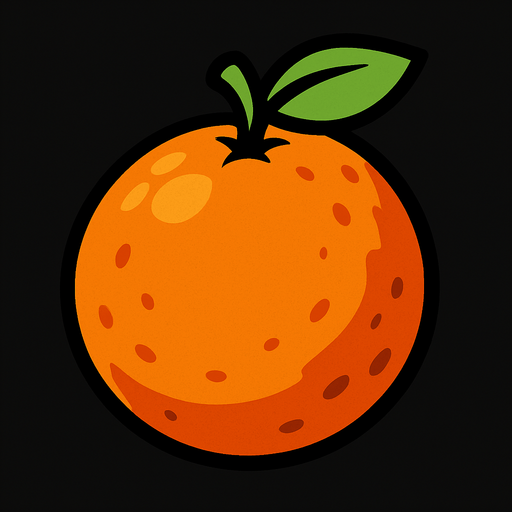 portakal.
In-Game asset.  2d.  High contrast.  No shadows
