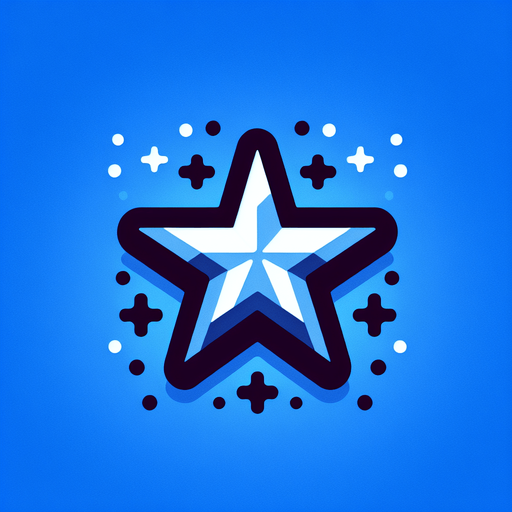 small star.
Single Game Texture. In-Game asset. 2d. Blank background. High contrast. No shadows.