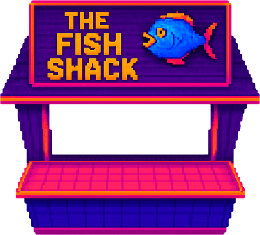 Change the sign to say “The Fish Shack” and make the window larger.
