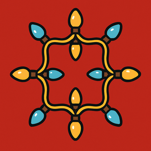 light Decoration top view.
In-Game asset.  2d.  High contrast.  No shadows