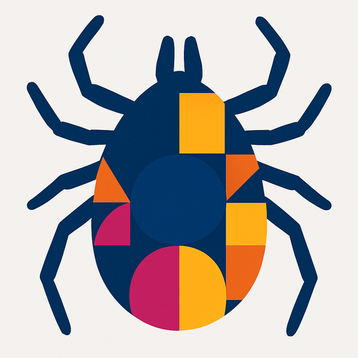 Crop to shape of a tick bug