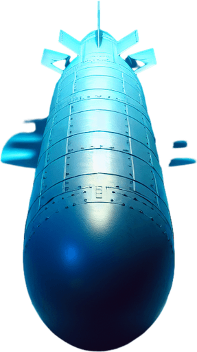 blue light horizontal torpedo.
Single Game Texture.  In-Game asset.  2d.  Blank background.  High contrast.  No shadows