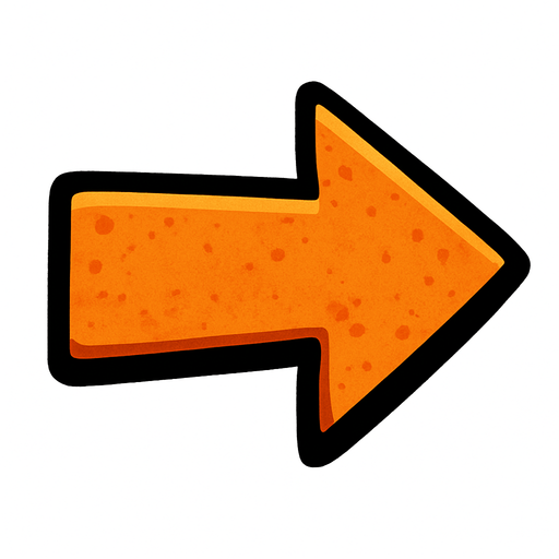 arrow.
In-Game asset.  2d.  High contrast.  No shadows