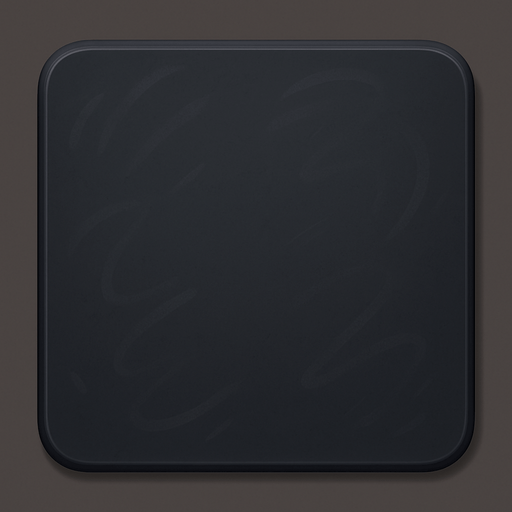 An black office whiteboard, square, nothing on it but with it has some marks from previous drawings. Should work as a background for a modal dialog. Cute soft graphics. soft ambient light. semi-matte to satin surfaces. naturalistic with slight saturation boost colors. Tone is premium, friendly, clean with lifestyle or service-oriented appeal.
In-Game asset.  2d.  High contrast.  High resolution. No shadows