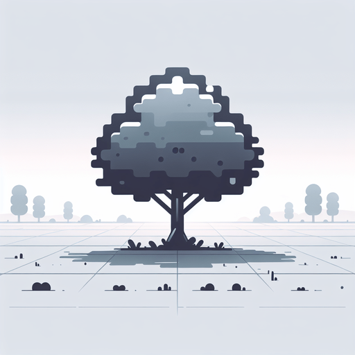 Tree.
Single Game Texture.  In-Game asset.  2d.  Blank background.  No shadows