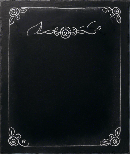 "NOVICE BLEND" handwritten in chalk