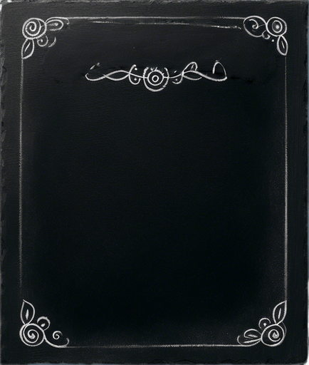 "NOVICE BLEND" handwritten in chalk