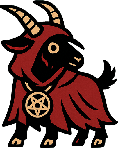 cultists animal.
In-Game asset.  2d.  High contrast.  No shadows