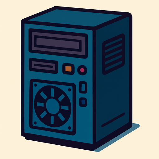 PC Case.
In-Game asset.  2d.  High contrast.  No shadows