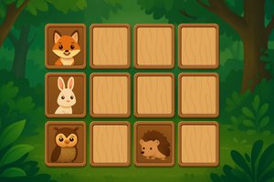 Forest Critter Memory Match