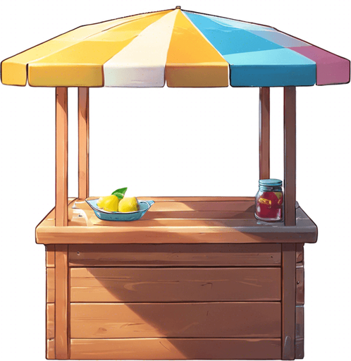 remove the glass and the crate of lemons from the table.