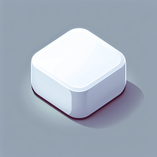 White square with rounded corners..
Single Game Texture. In-Game asset. 2d. Blank background. High contrast. No shadows.