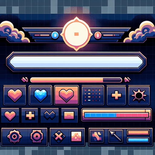 healthbar
Single Game Texture. In-Game asset. 2d. Blank background. High contrast. No shadows.