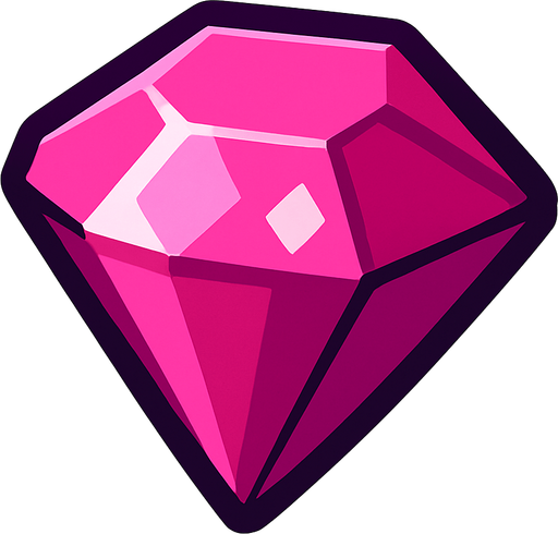 Gema.
In-Game asset.  2d.  High contrast.  No shadows