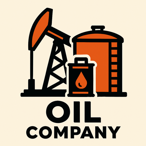 oil company.
In-Game asset.  2d.  High contrast.  No shadows