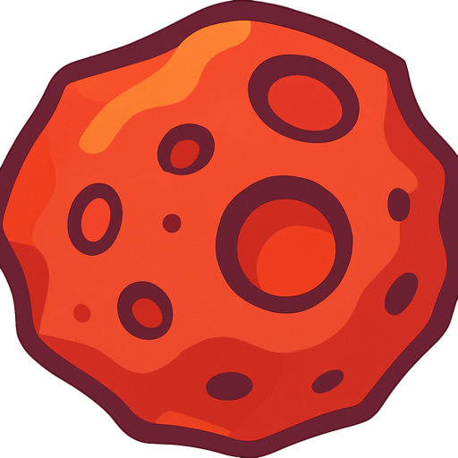 Красно оранжевый