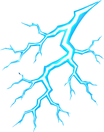 Lightning.
In-Game asset.  2d.  High contrast.  No shadows