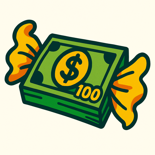 dollar paper is sweet
In-Game asset.  2d.  High contrast.  No shadows