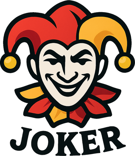 A graphic for the center of a joker card.