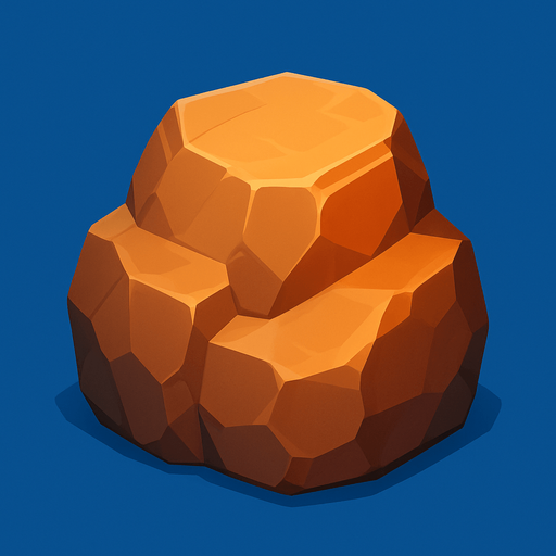 Roca.
In-Game asset.  High contrast.  No shadows. 3D