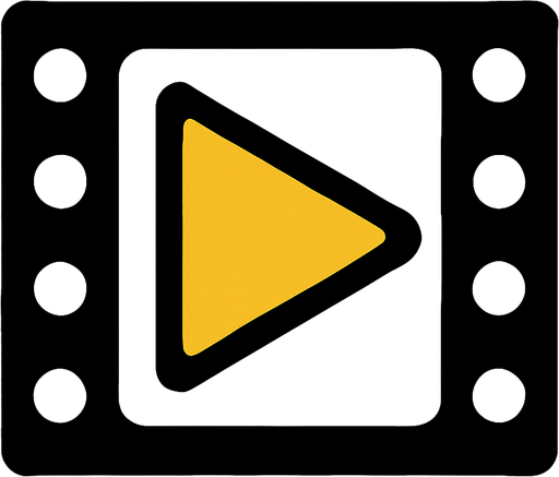 record video logo with not text.
In-Game asset.  2d.  High contrast.  No shadows