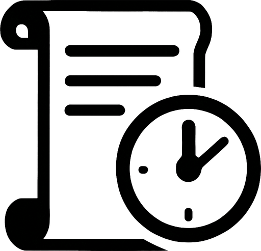 Minimalist icon of history.
In-Game asset.  2d.  High contrast.  No shadows