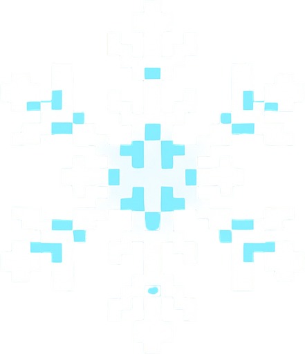 pixel bir kar yap.
In-Game asset.  2d.  High contrast.  No shadows