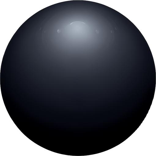 черный шар.
Single Game Texture. In-Game asset. 2d. Blank background. High contrast. No shadows.