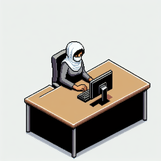 top view off an employee.
Single Game Texture.  In-Game asset.  2d.  Blank background.  High contrast.  No shadows