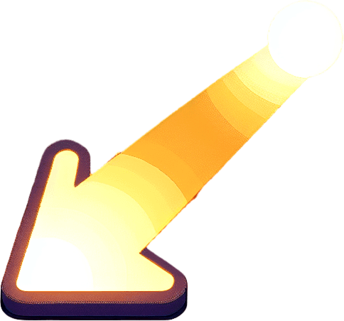 make a light pointer to the left
Single Game Texture. In-Game asset. 2d. Blank background. High contrast. No shadows.