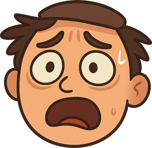 korkmuş bir adam. No background. Transparent background. Blank background. No shadows. 2d. In-Game asset. flat