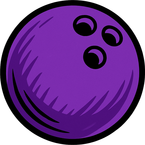 bowling topu.
In-Game asset.  2d.  High contrast.  No shadows