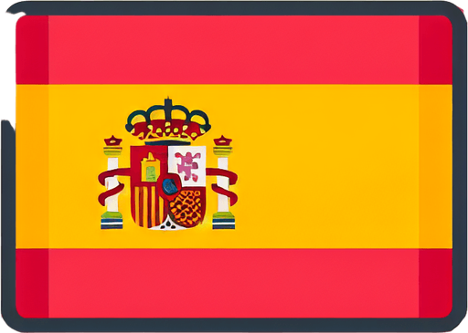 spain flag. simple. flat..
Single Game Texture. In-Game asset. 2d. Blank background. High contrast. No shadows.