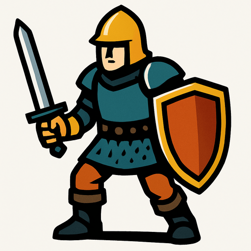 meleeUnitAsset.
In-Game asset.  2d.  High contrast.  No shadows