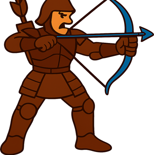 karakter elinde tuttuğu yayı mavi yap