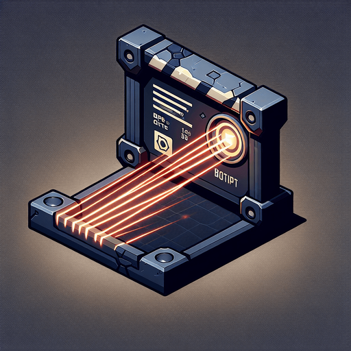 Type	Standard Design	Unique Alternative	Special Behavior
Barrier	Police tape	Laser gate	Briefly toggles on/off.
Single Game Texture.  In-Game asset.  2d.  Blank background.  High contrast.  No shadows