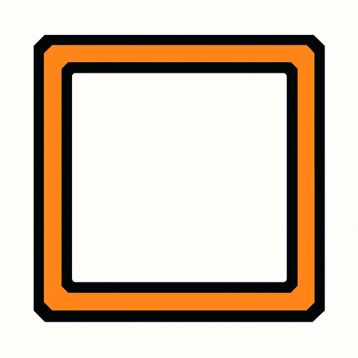 Hotbar slot.
In-Game asset.  2d.  High contrast.  No shadows