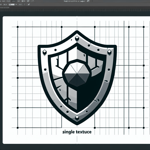 Shield.
Single Game Texture. In-Game asset. 2d. Blank background. High contrast. No shadows.