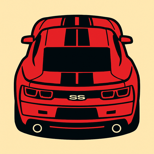 Cheverleot camaro ss arkasi ama yukaridan
In-Game asset.  2d.  High contrast.  No shadows