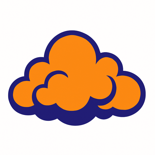 Nube.
In-Game asset.  2d.  High contrast.  No shadows