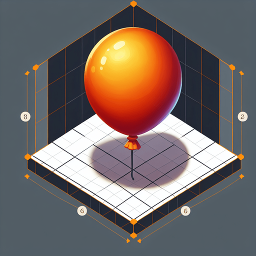 turuncu balon.
Single Game Texture.  In-Game asset.  2d.  Blank background.  High contrast.  No shadows