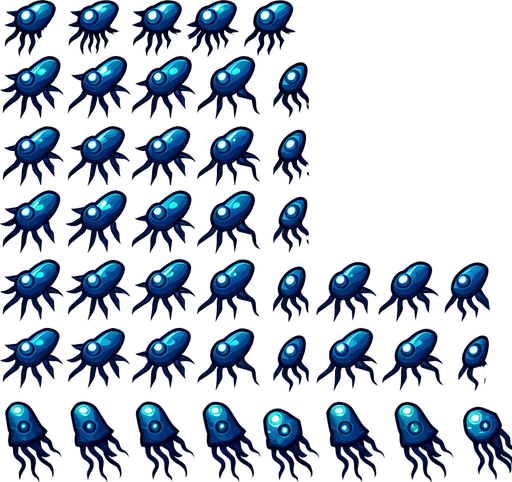 shining plankton.
Single Game Texture.  In-Game asset.  2d.  Blank background.  High contrast.  No shadows