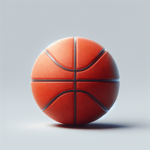basketbol topu.
Single Game Texture. In-Game asset. 2d. Blank background. High contrast. No shadows.