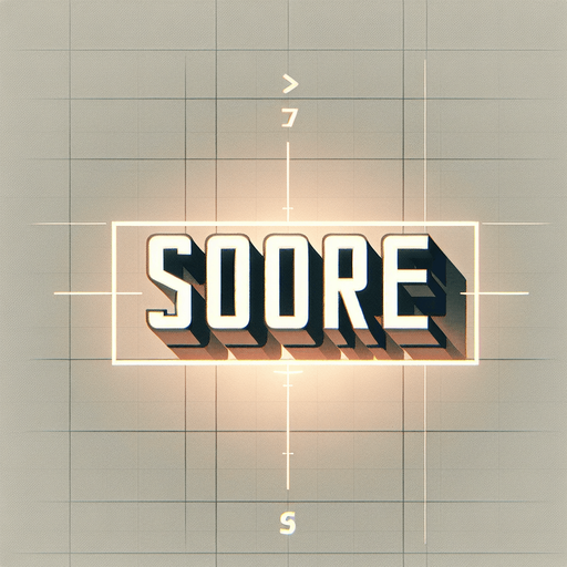 Generate an image of the word "Score" in a clean, bold, and modern font. The text should be centered on a plain or slightly textured background, making it suitable for a video game UI. The font should be simple yet eye-catching, with a slight glow or shadow effect to enhance readability..
Single Game Texture.  In-Game asset.  2d.  Blank background.  High contrast.  No shadows