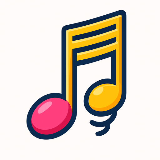 Nota musical semifusa.
In-Game asset.  2d.  High contrast.  No shadows